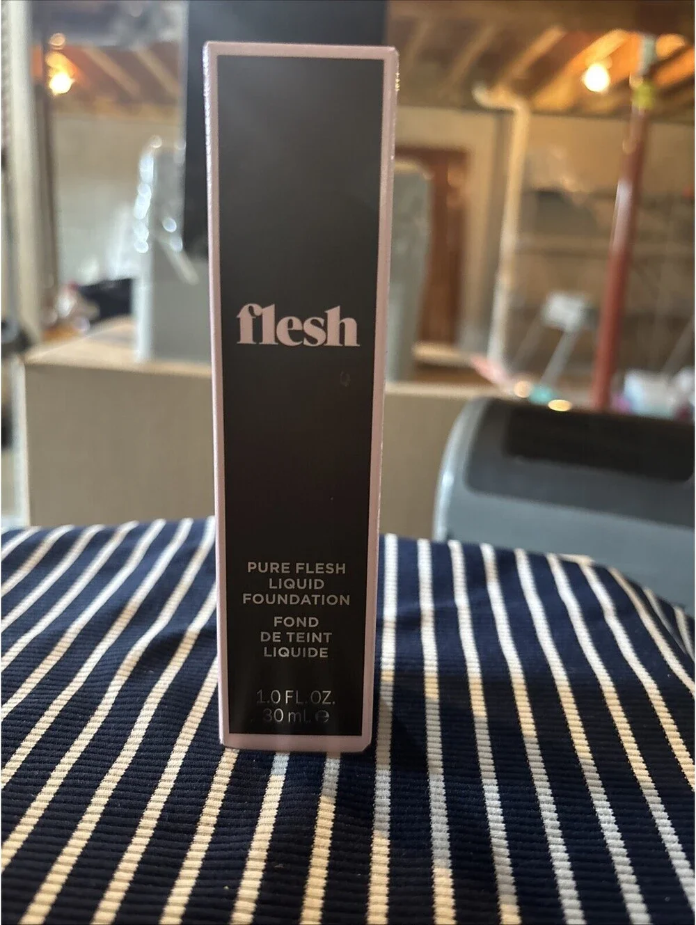 FLESH Pure Flesh Liquid Foundation ~ 04 SUGAR Warm Peach ~ 1oz  NEW